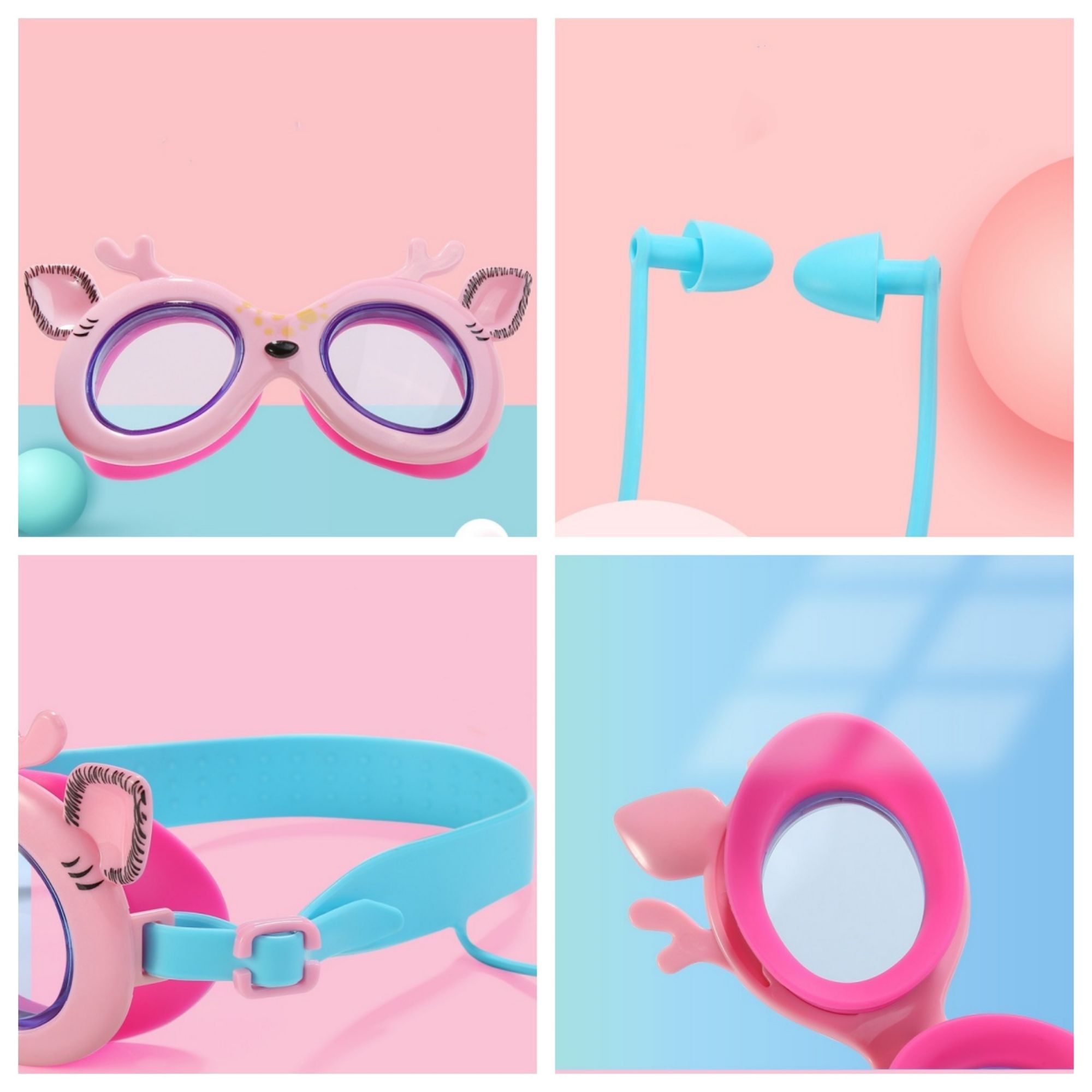 Mask Style Swimming Goggles For Kids Item No#10723 - Image 3