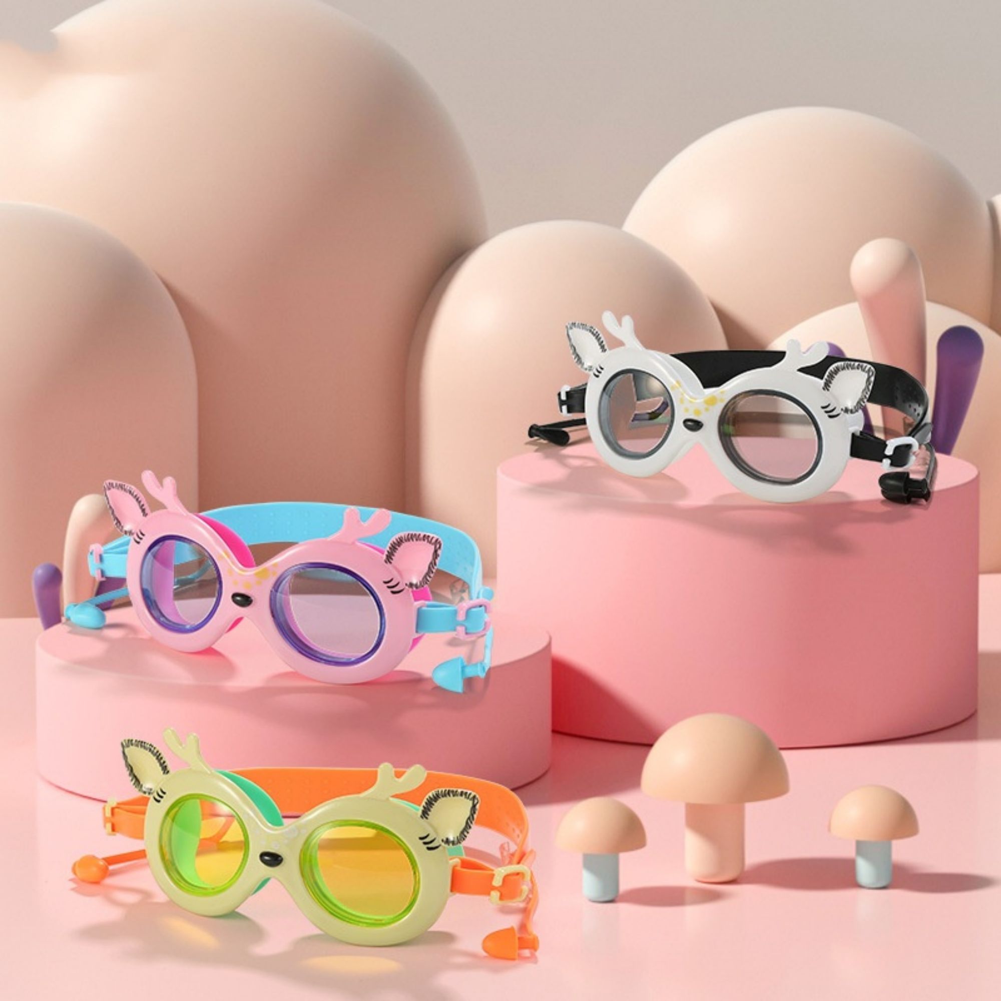 Mask Style Swimming Goggles For Kids Item No#10723 - Image 4