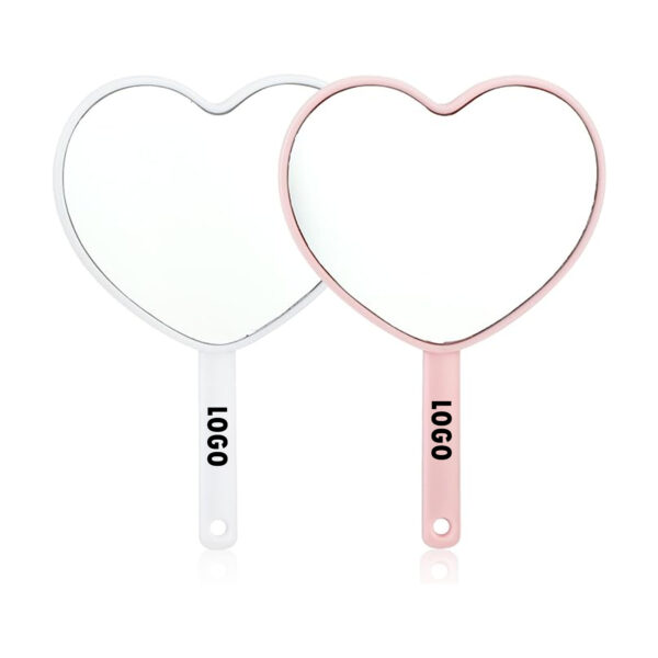 Heart-Shaped Handheld Mirror Item No#11228