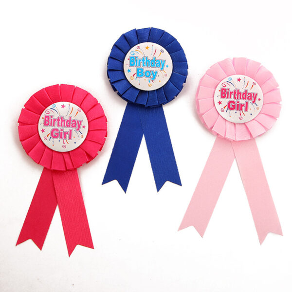 Satin Fabric Birthday Ribbon Item No#11237 - Image 2