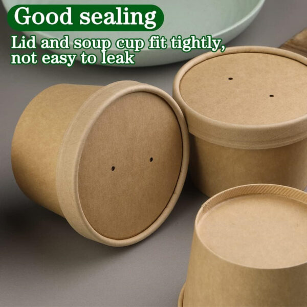 8Oz Paper Soup Cups Item No#11245 - Image 3