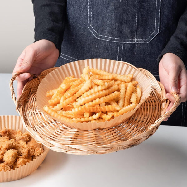 100Pcs-6.3 Inch Air Fryer Paper Liners Item No#11249 - Image 4