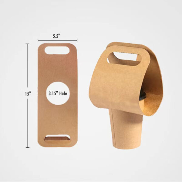 100Pcs Disposable Drink Carrier Item No#11252 - Image 2
