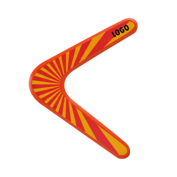 Wooden Returning Boomerang Orange Item No#11283