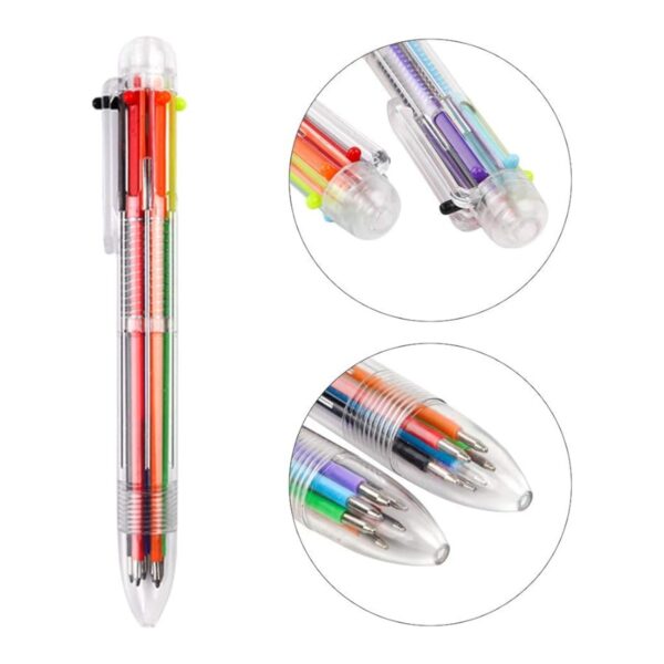 6-In-1 Multicolor Ballpoint Pen Item No#11302 - Image 4