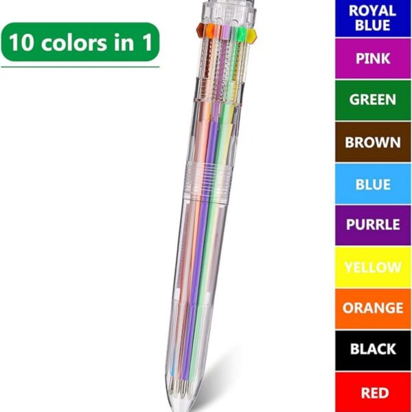 10 In 1 Retractable Ballpoint Pen Item No#11303 - Image 3