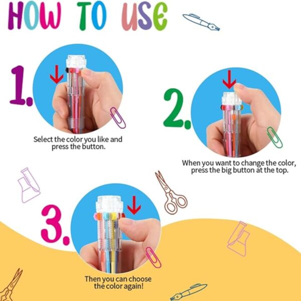 10 In 1 Retractable Ballpoint Pen Item No#11303 - Image 5
