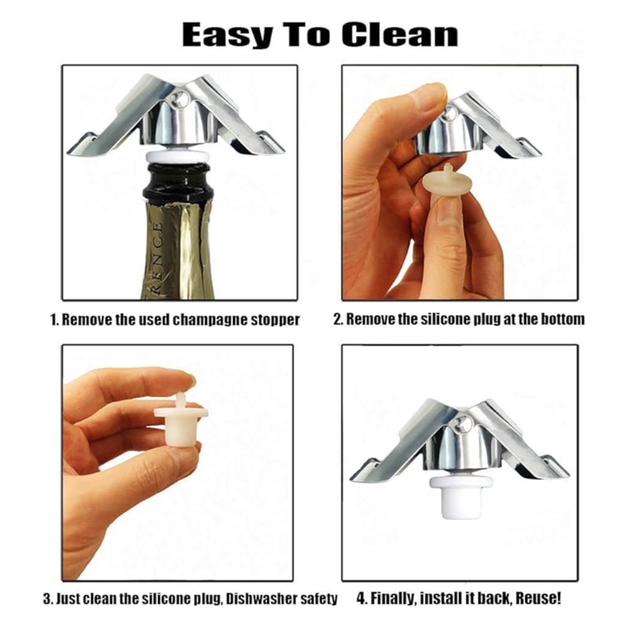 Champagne Sealer Stopper Item No#11305 - Image 5