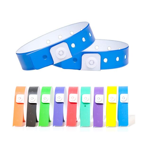 Disposable Neon Plastic Wristband 100 Pack Item No#11331 - Image 2