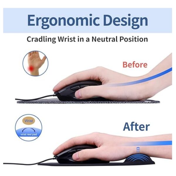 Mouse Pad With Wrist Support Item No#11334 - Image 4