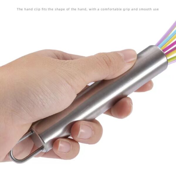 Silicone Whisk With Stainless Steel Handle Item No#11341 - Image 5