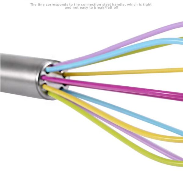 Silicone Whisk With Stainless Steel Handle Item No#11341 - Image 6