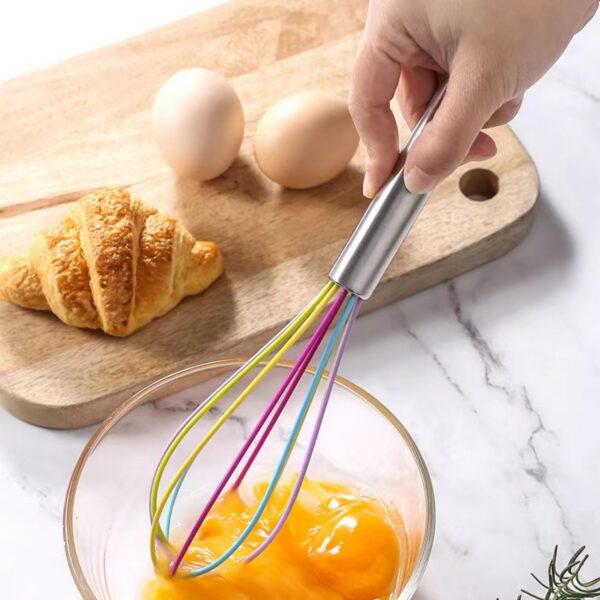 Silicone Whisk With Stainless Steel Handle Item No#11341 - Image 7