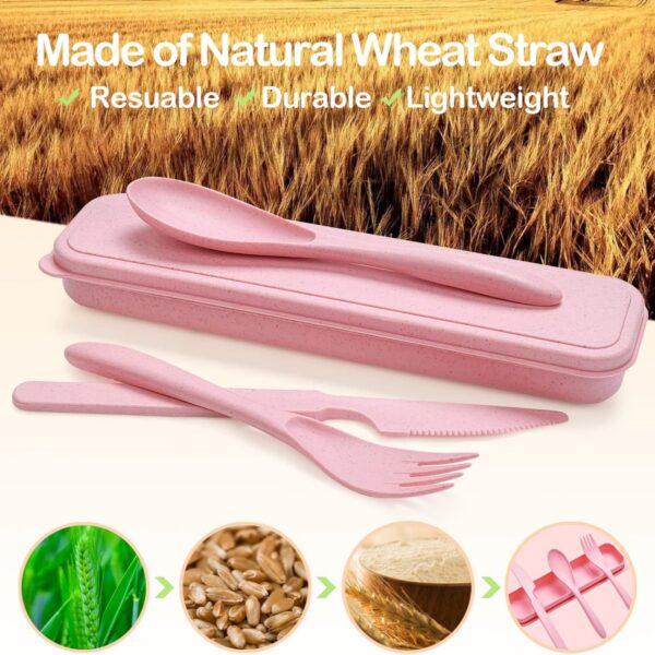 Reusable Travel Utensils Set With Case Item No#11344 - Image 4