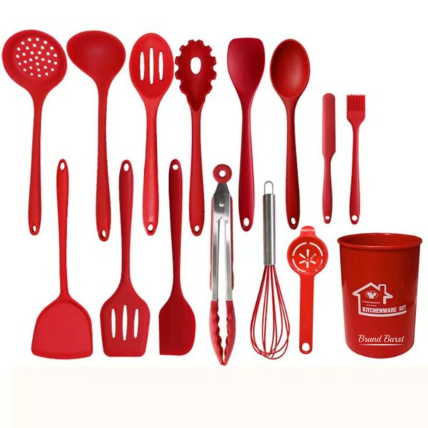 10 Pcs Silicone Kitchen Utensils Set Item No#11352