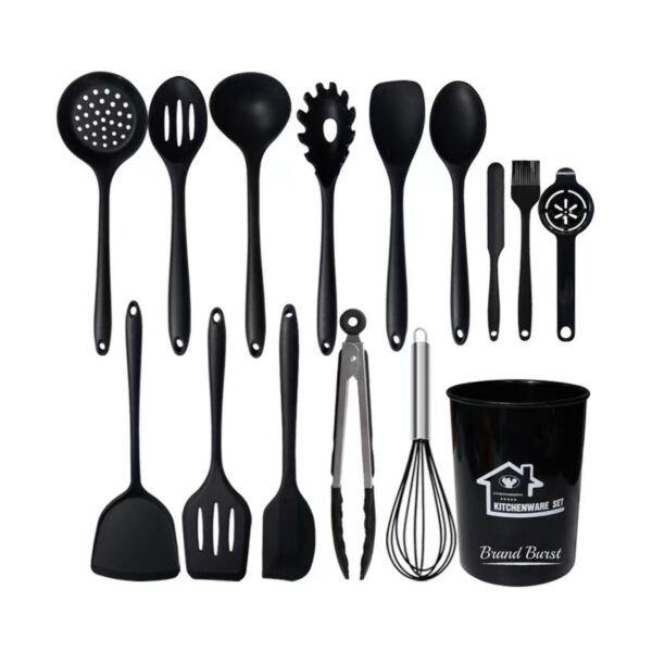 10 Pcs Silicone Kitchen Utensils Set Item No#11352 - Image 3
