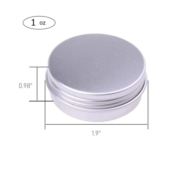 1 Ounce Aluminum Tin Item No#11362 - Image 3