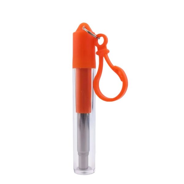 Collapsible Stainless Steel Straw Kit Item No#10819 - Image 2
