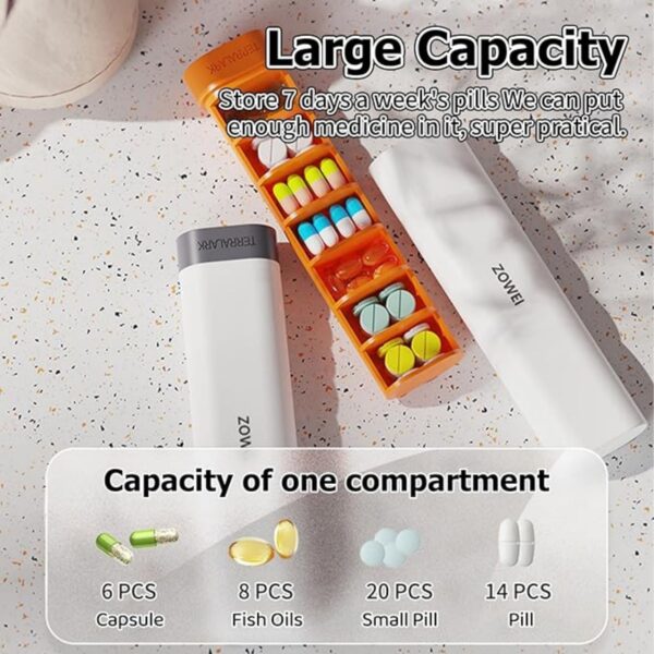 Weekly Travel Pill Case Item No#10838 - Image 4