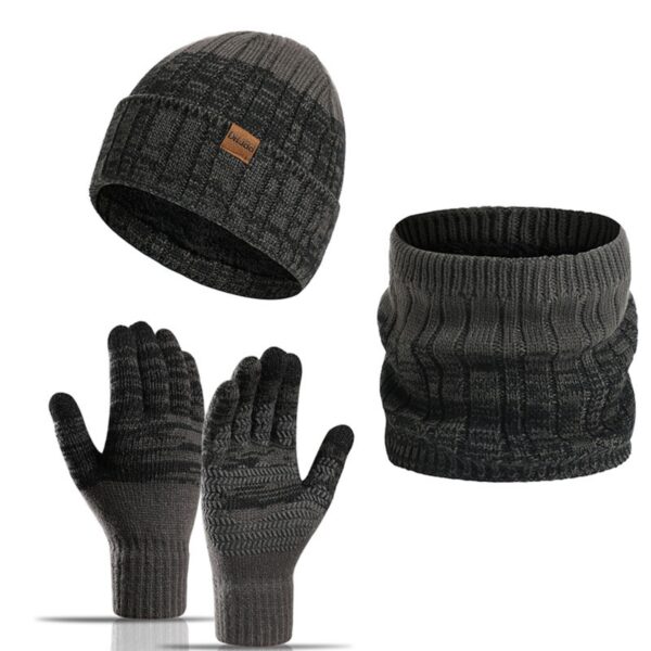 Winter Beanie Hat Glove Neck Gaiter Set Item No#10862