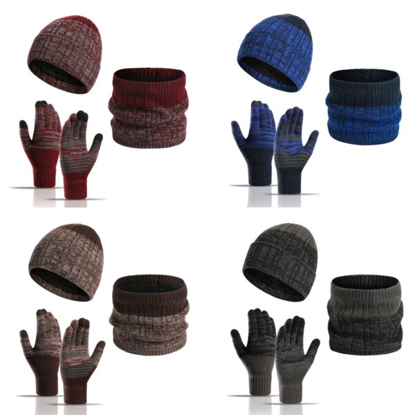 Winter Beanie Hat Glove Neck Gaiter Set Item No#10862 - Image 5