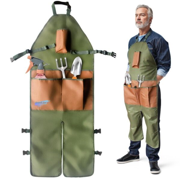 Gardening Apron With Multiple Pockets Item No#10865