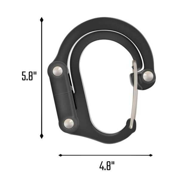 Matel Carabiner Clips Item No#10868 - Image 3