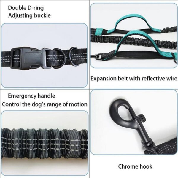 Adjustable Hands Free Dog Running Leash Item No#10870 - Image 4
