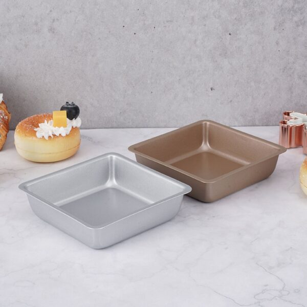 4 Inches Non-Stick Square Cake Pans Item No#10902 - Image 4