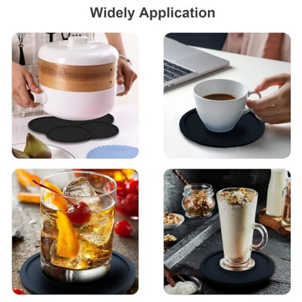 Reusable Drink Coasters Set of 8 Pcs Item No#10908 - Image 6