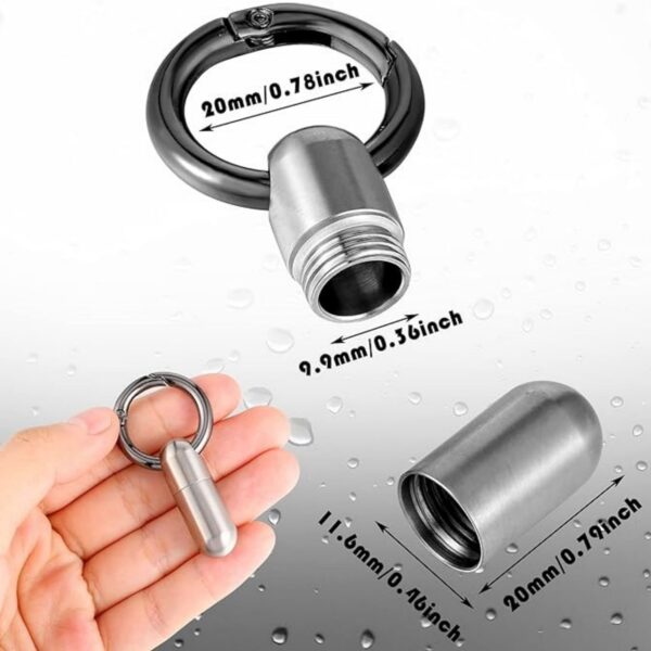Keychain Pill Holder Item No#10932 - Image 3
