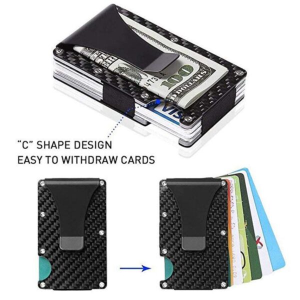 Minimalist Wallet For Men With Money Clip Item No#10938 - Image 4