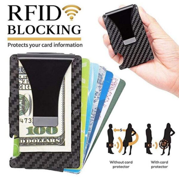 Minimalist Wallet For Men With Money Clip Item No#10938 - Image 5