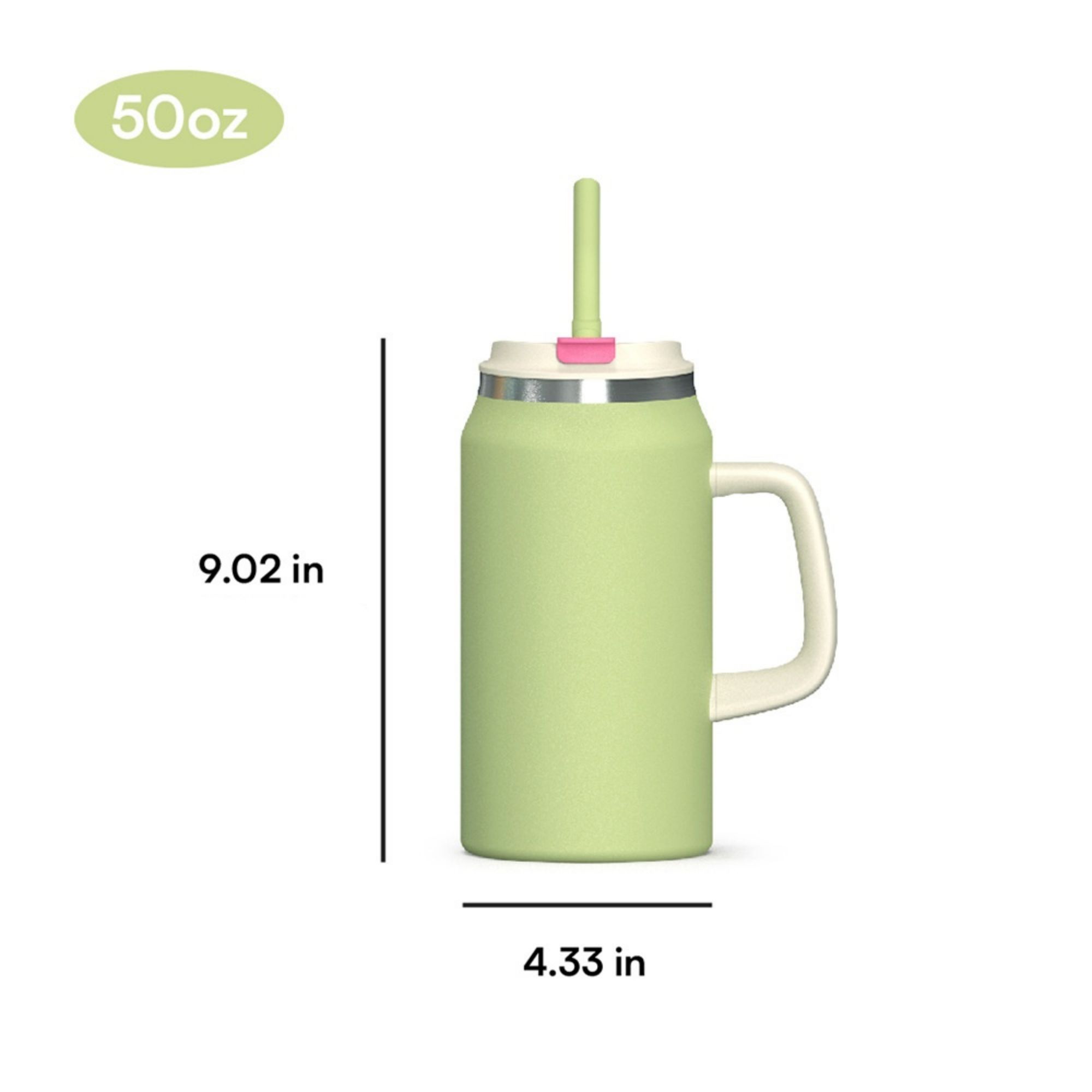 50 Oz Stainless Steel Vacuum Insulated Tumbler Item No#10945 - Image 3