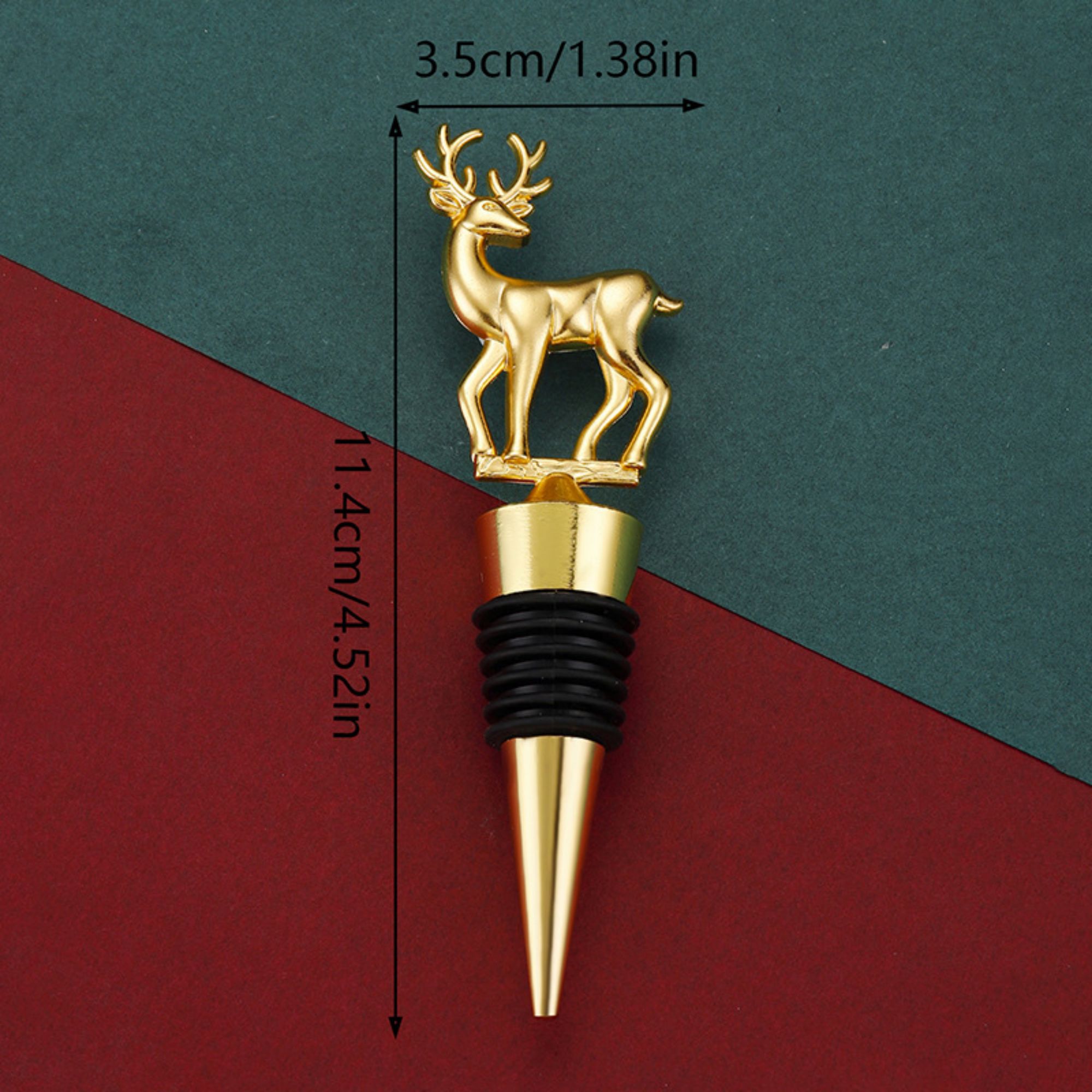 Deer Wine Bottle Stoppers Item No#10953 - Image 3