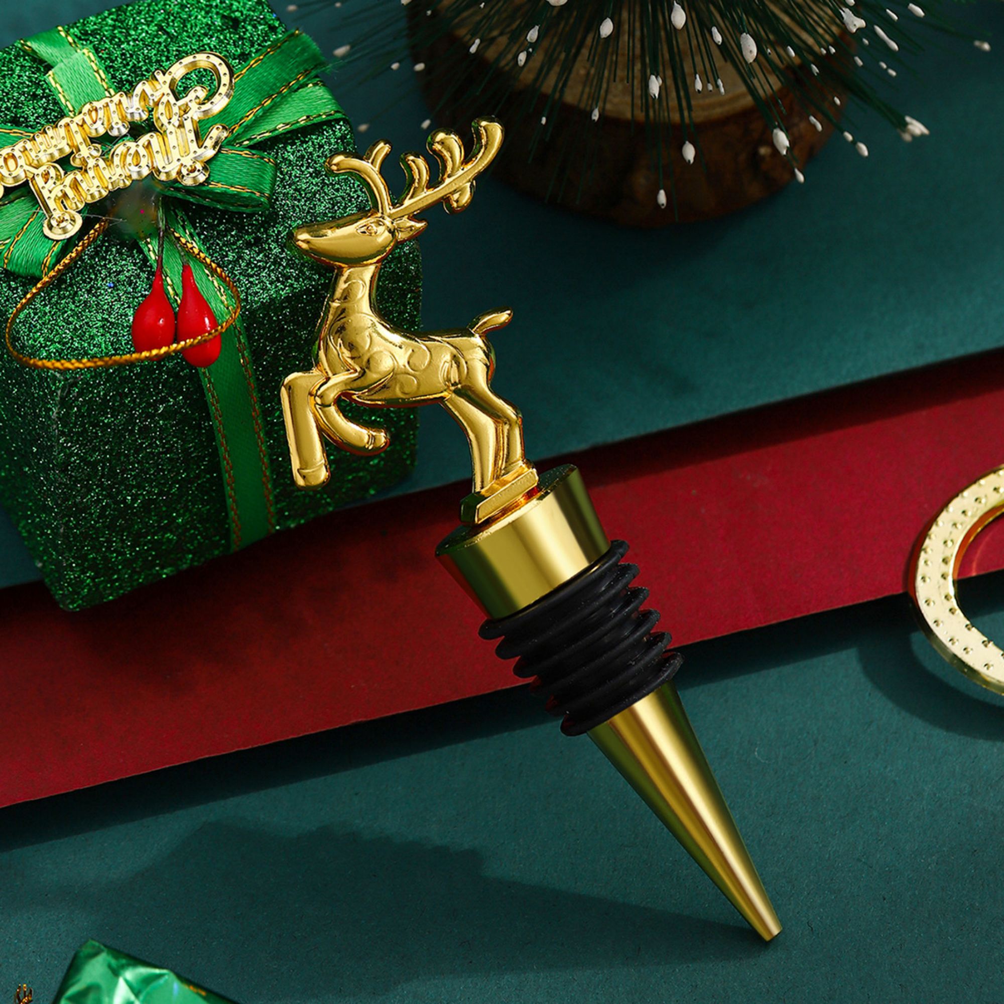 Deer Wine Bottle Stoppers Item No#10953 - Image 4