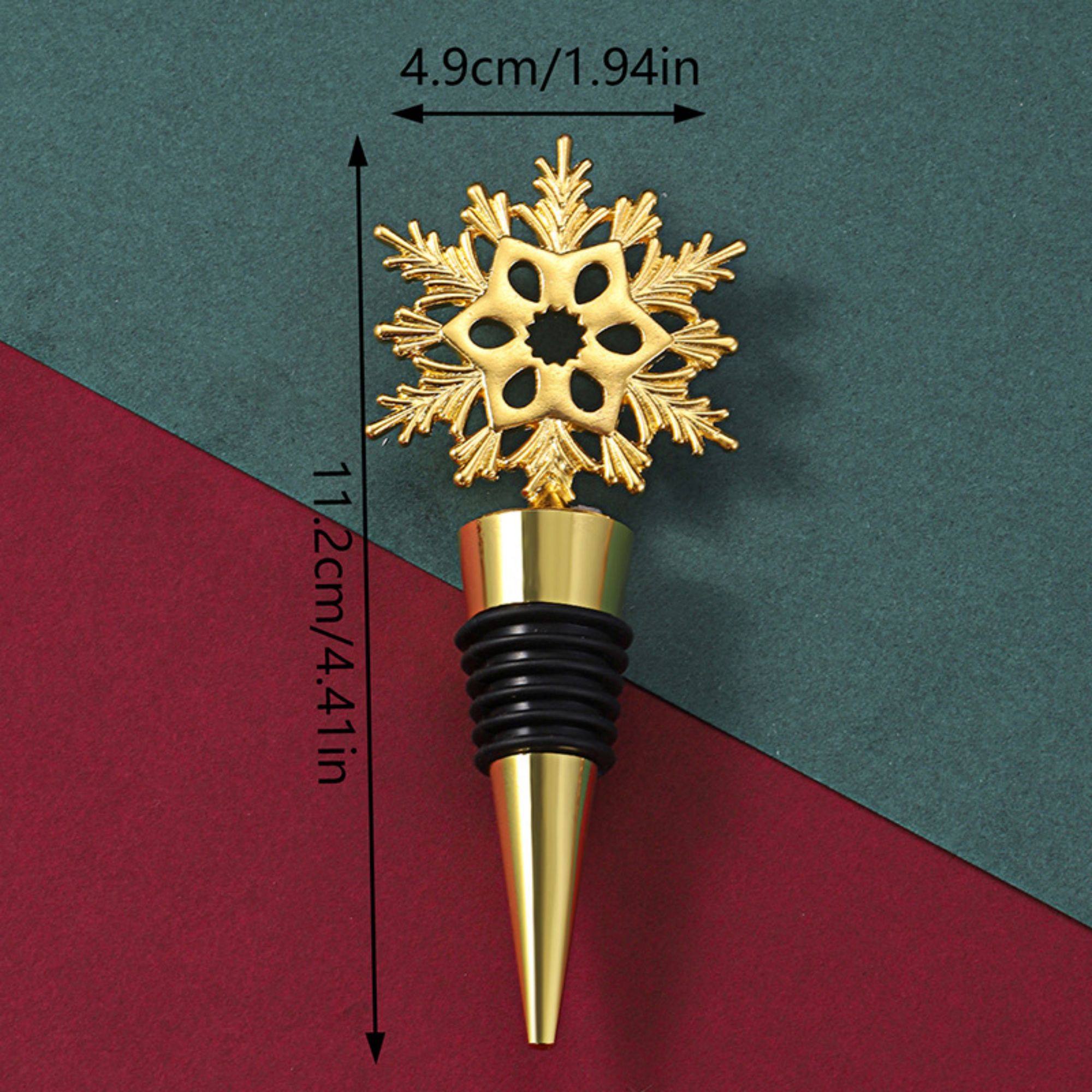 Christmas Snowflake Wine Stopper Item No#10955 - Image 3