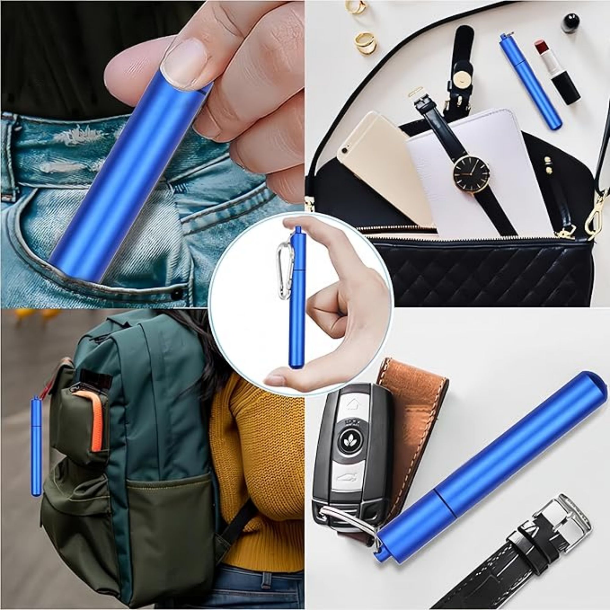 Collapsible Stainless Steel Drinking Straws Item No#10964 - Image 4