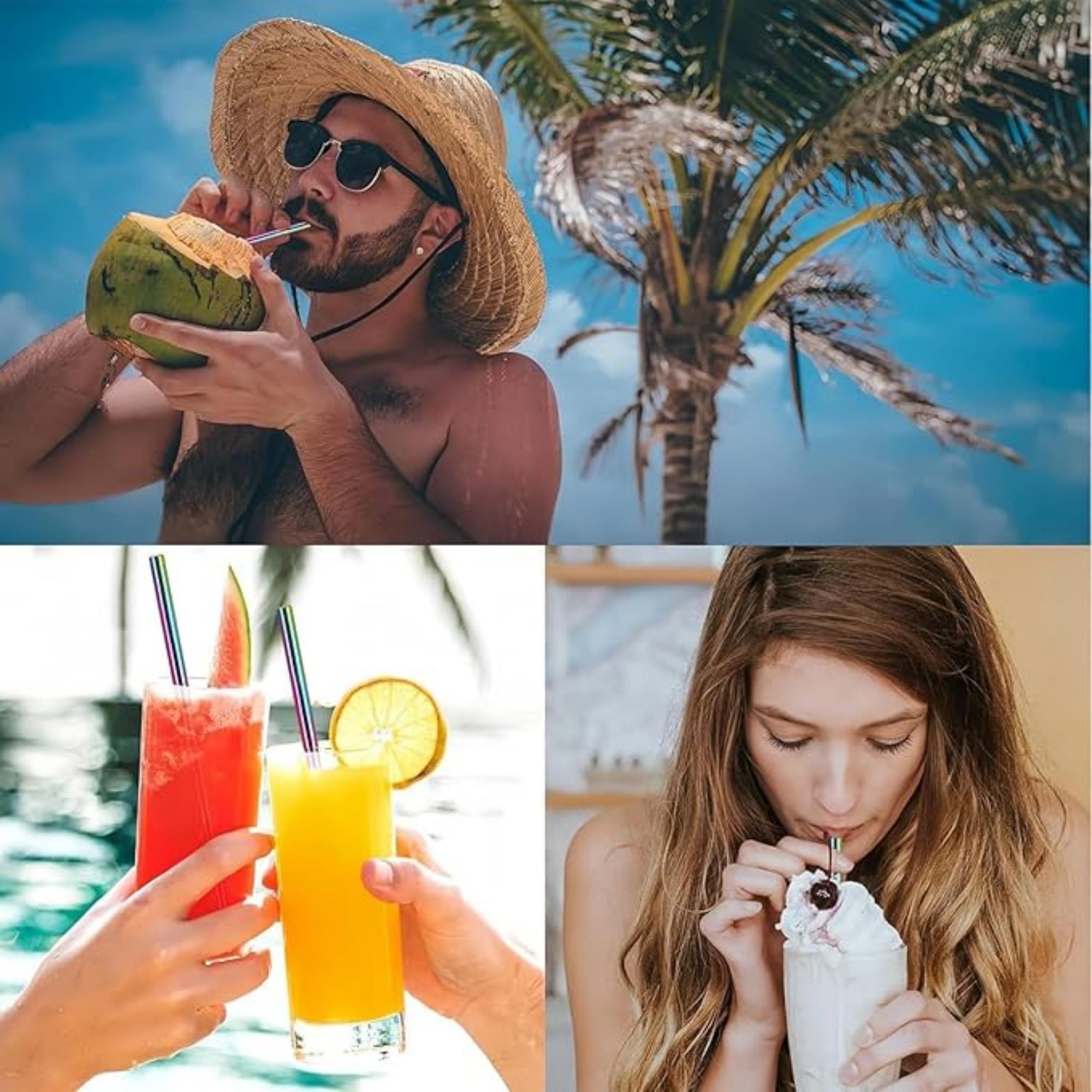 Collapsible Stainless Steel Drinking Straws Item No#10964 - Image 5