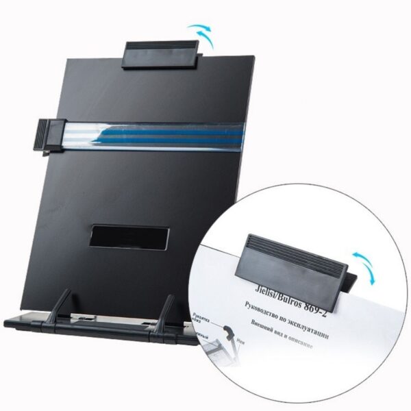 Desktop Document Holder With Adjustable Clip And Line Guide Item No#10972 - Image 4