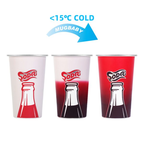 16 Oz Aluminum Color Changing Cups Item No#10976 - Image 2