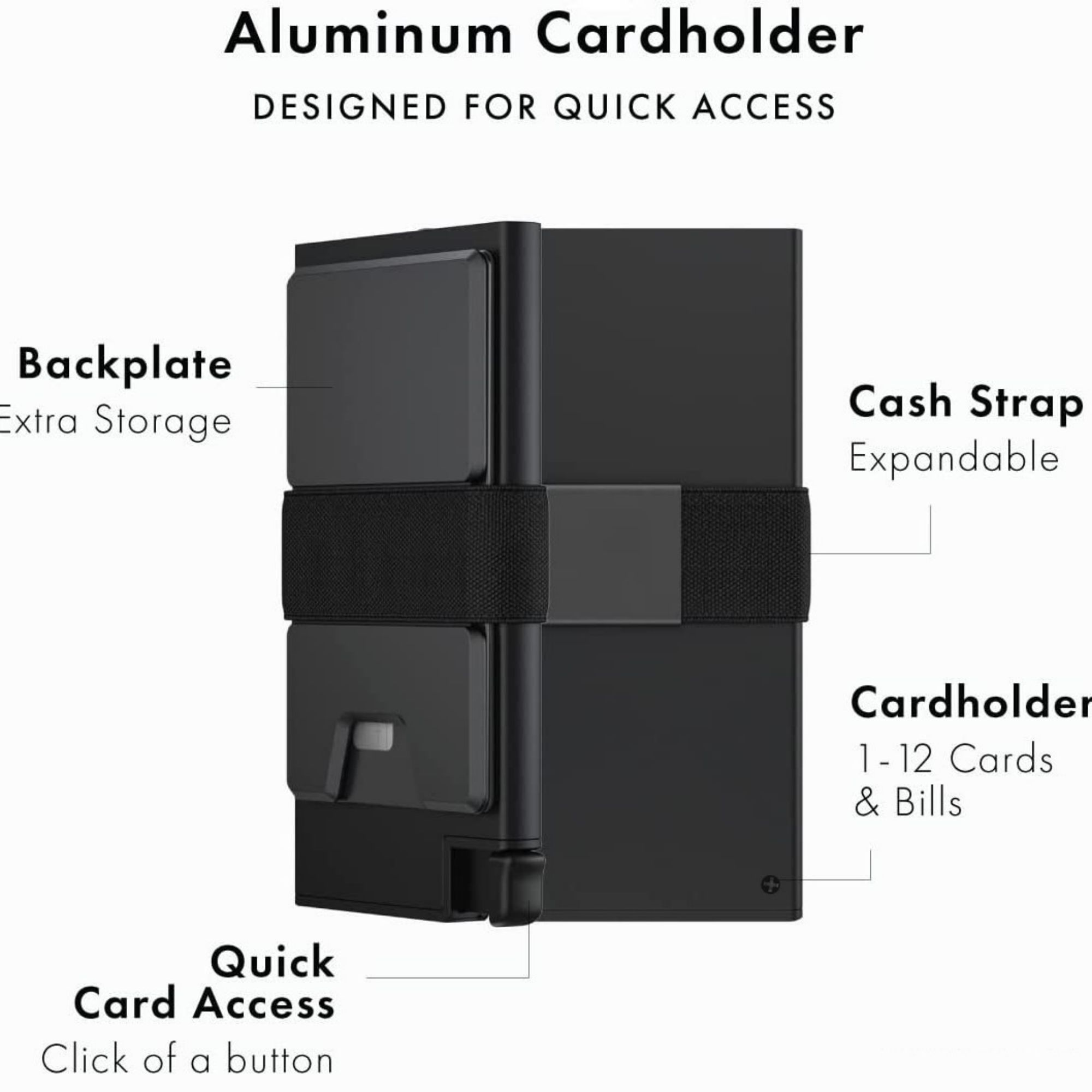 Men'S Slim Aluminium Card Holder Item No#10988 - Image 4