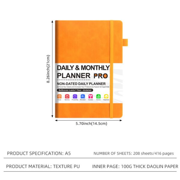 Daily And Monthly Planner Item No#11380 - Image 3