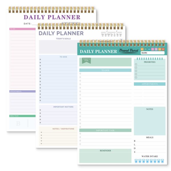 Undated Daily Planner A4 Item No#11381