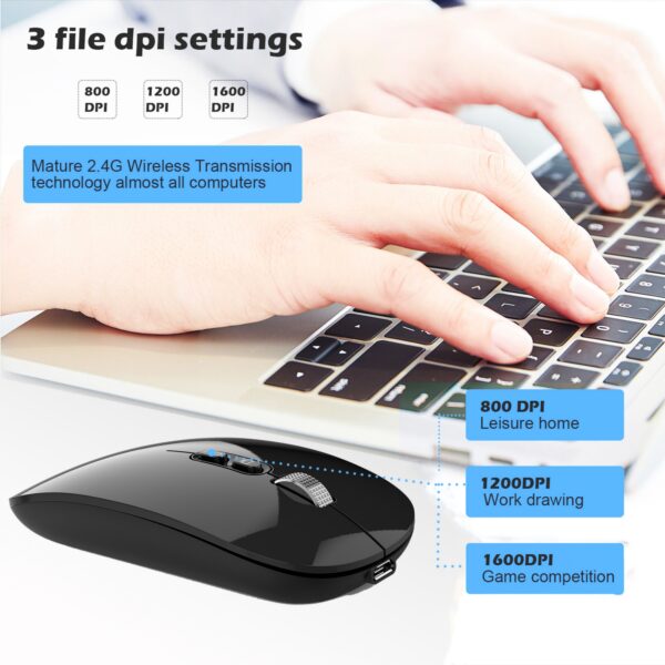 Rehargable Wireless Mouse Item No#11396 - Image 3