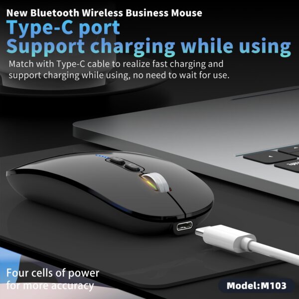 Three Modes Wireless Mouse Item No#11400 - Image 6