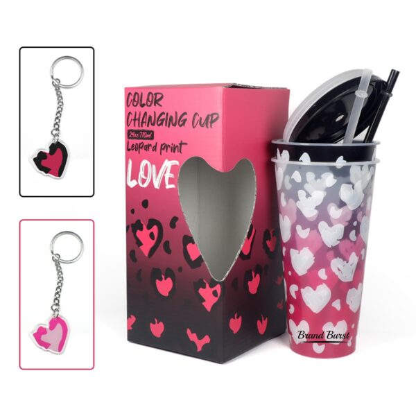2 Pack Valentine'S Day Color Changing Cups Item No#11402