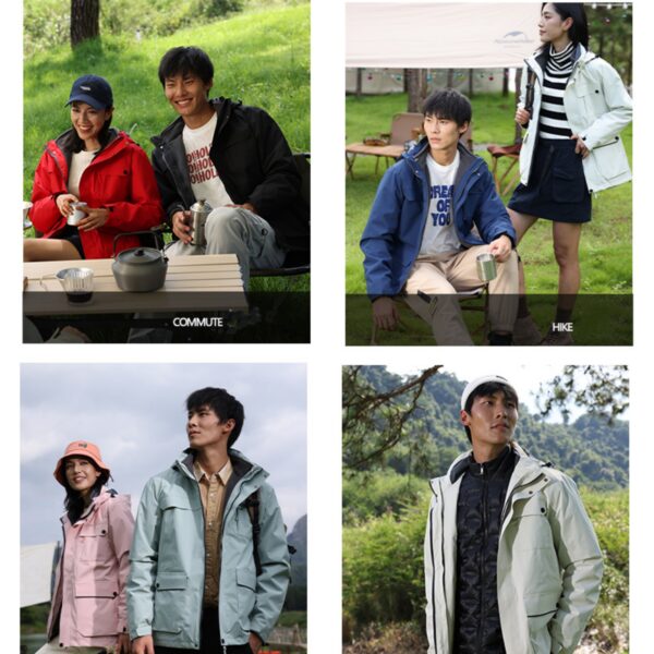 3-In-1 Winter Jacket For Men And Women Item No#11432 - Image 6