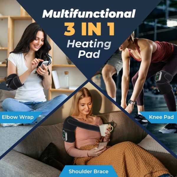 Wireless Heated Knee Massager Item No#11434 - Image 3