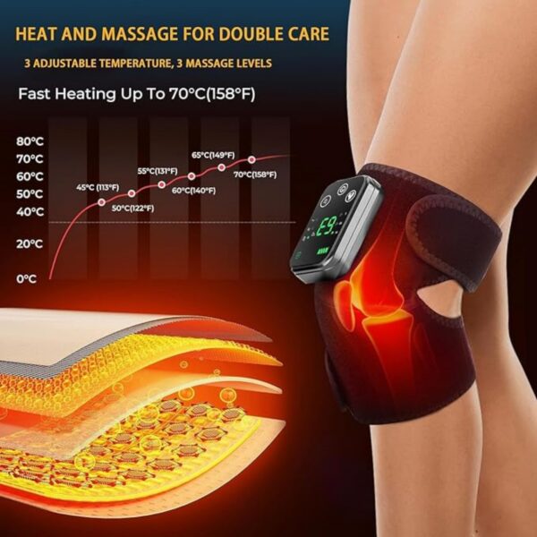 Wireless Heated Knee Massager Item No#11434 - Image 4